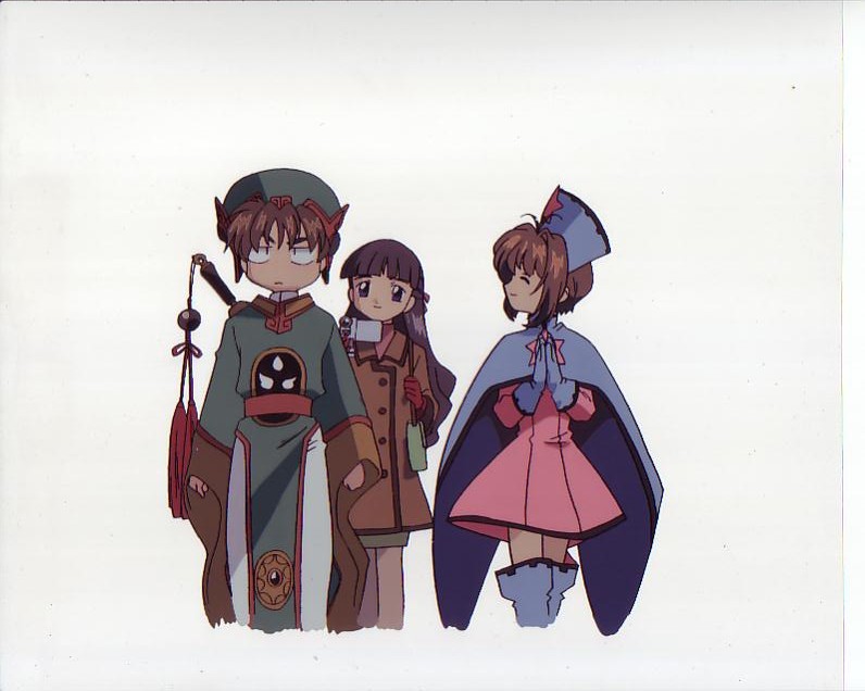 カードキャプターさくら セル画×2枚(スケートさくら、桃矢＆奈久留) Yahoo!