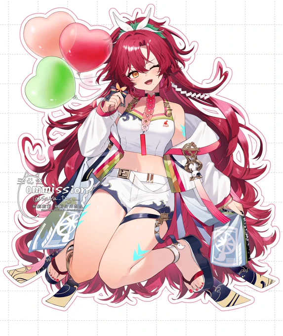日向海フェニカ様【#hinamiphoenica】no 誕生日記念のお姿をお仕立ていたしました! 改めてお誕生日おめでとうございます!!