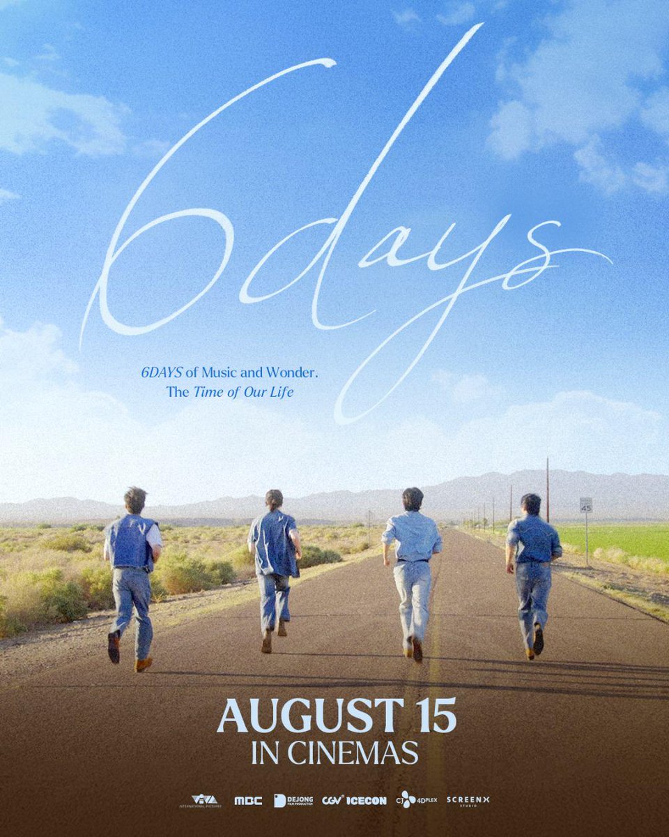 For 6 days, they chased nothing but the sound of music and the thrill of the unknown.

Catch 6 DAYS, a story of youth, serendipity, and the time of their lives, showing in cinemas this August 15.

#6DaysMovie #DAY6