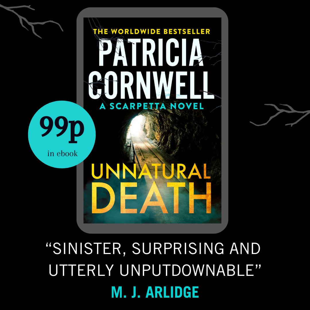 TheCrimeVault's tweet image. For a limited time only @1pcornwell's Unnatural Death is just 99p in ebook!
Two mauled bodies in the woods. Two top secret autopsies. The most chilling case of Scarpetta's career. . .
Download it now: brnw.ch/21wU4aO