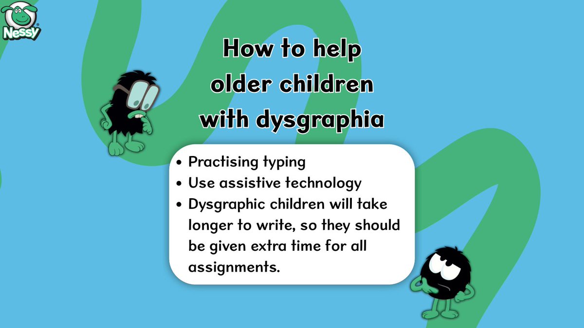 NessyLearning's tweet photo. Dysgraphia affects writing, dyslexia impacts reading. Different challenges, but they can go hand in hand. Both deserve understanding and support
For tools that help kids thrive with either, check out https://t.co/E1qyjZdkzH!
#NessyLearning #Education #DyslexiaAwareness https://t.co/boRtJ5mP5O