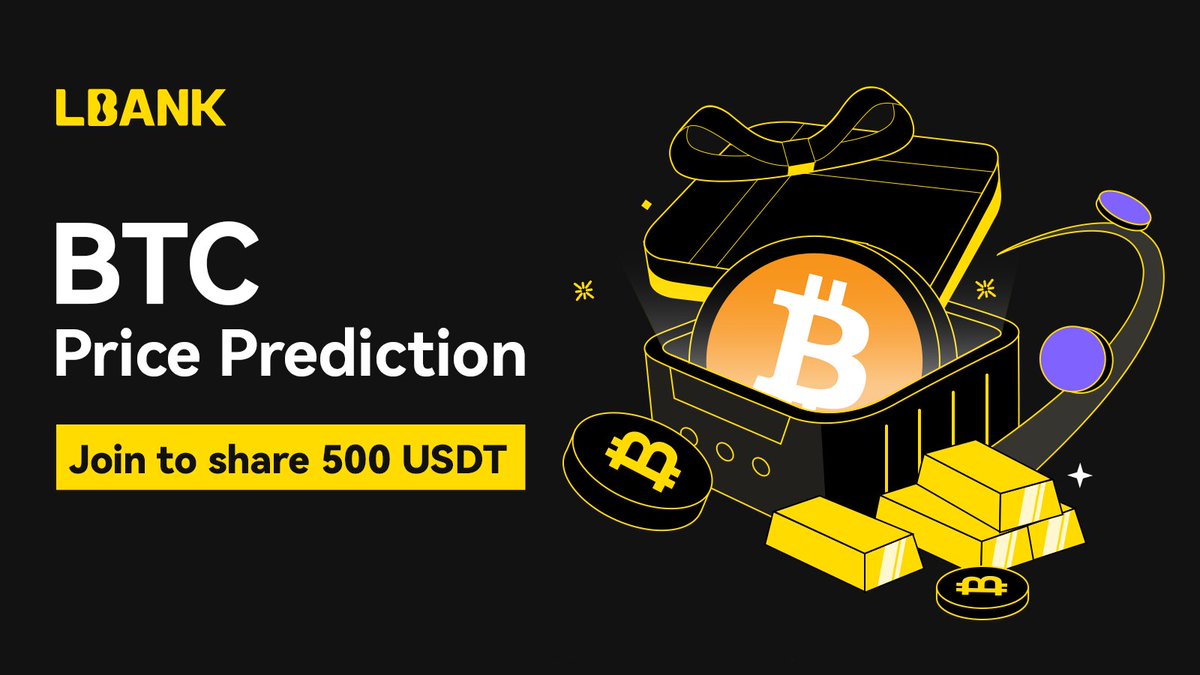 LBank.com (@lbank_exchange) on Twitter photo π Summer Carnival Week π
π BTC on fire! Guess the high & win a share of $500 USDT!
πΉ Follow <a href="/LBank_Exchange/">LBank.com</a>
πΉ RT & comment: βMy BTC high this week is $_____β
β° Ends: Jul 16, 15:59 (UTC)
π Prize Pool: $500
π₯ $50 Γ1 | π₯ $30 Γ2 | π₯ $10 Γ5
π $5 Γ10 (random draw, UID π Summer Carnival Week π
π BTC on fire! Guess the high & win a share of $500 USDT!
πΉ Follow <a href="/LBank_Exchange/">LBank.com</a>
πΉ RT & comment: βMy BTC high this week is $_____β
β° Ends: Jul 16, 15:59 (UTC)
π Prize Pool: $500
π₯ $50 Γ1 | π₯ $30 Γ2 | π₯ $10 Γ5
π $5 Γ10 (random draw, UID