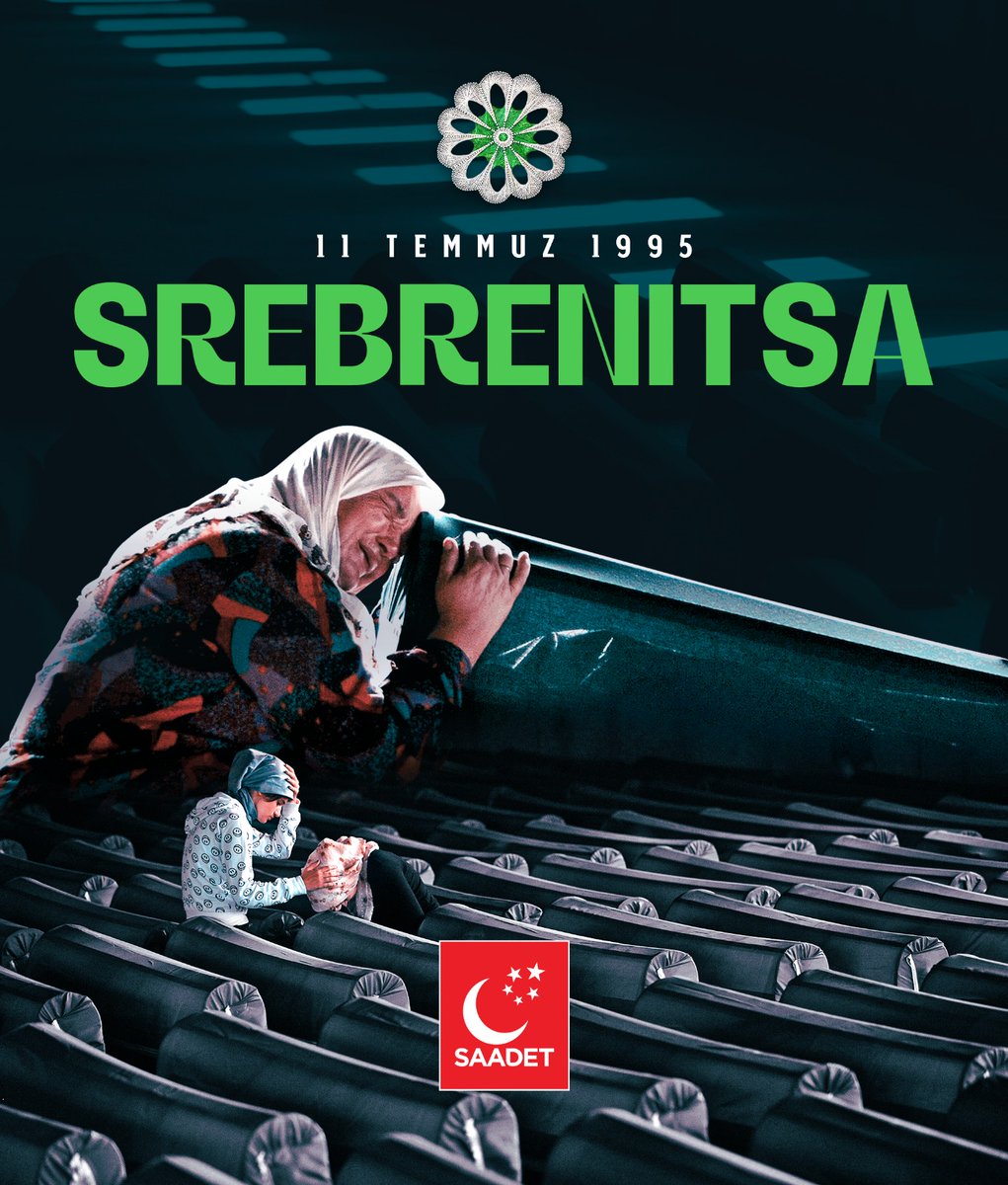 🇧🇦 İnsanlık tarihinin en utanç verici hadiselerinden biri olan Srebrenitsa Soykırımında hayatını kaybeden kardeşlerimizi rahmetle anıyoruz.