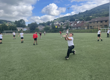 A great session of cricket in Health and Well-being with the Year 6 pupils for transition day. 

Some great athletes and an abundance of effort and energy displayed. <a href="/ALC_HWB_Dept/">ALC Health & Wellbeing</a>