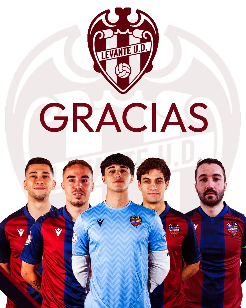 esde el Levante Futbol Sala queremos dar las gracias a Charly, Anton, Dani, Pau y Pablo por todo su compromiso y esfuerzo durante el tiempo que estuvieron en el club y solo nos queda desearles mucha suerte en sus nuevos proyectos profesionales.
