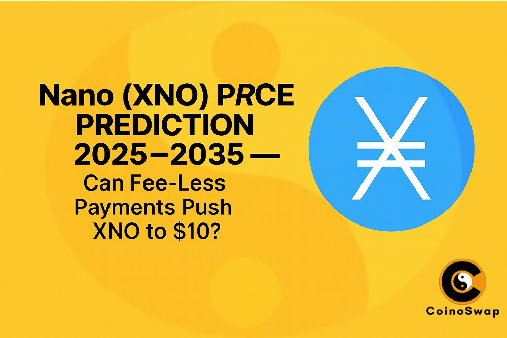CoinoSwap's tweet image. ⚡ Nano (XNO) Price Forecast 2025–2035 — No KYC Needed on CoinoSwap
Nano offers instant, feeless transactions using a unique block-lattice structure — aiming to be the fastest digital currency for everyday payments.
📈 Can Nano finally achieve mainstream adoption by 2035? Read…