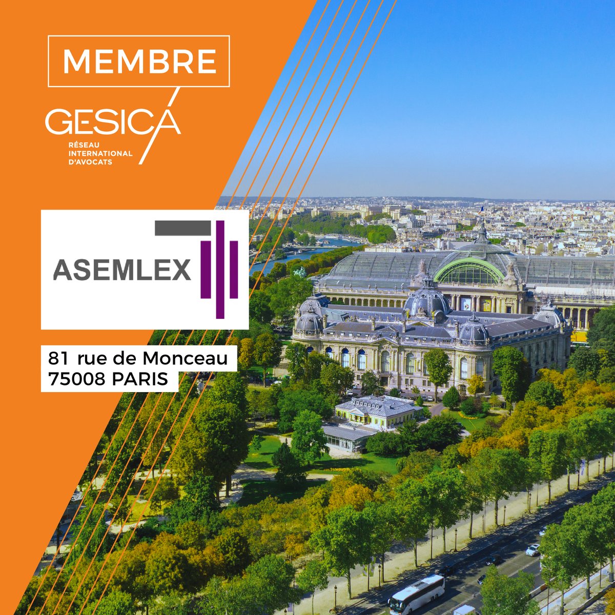 ✈️À Paris 8e, le droit des affaires prend de la hauteur.

Le cabinet ASEMLEX accompagne ses clients dans leurs opérations stratégiques : fusions &amp; acquisitions, LBO, joint ventures, gouvernance, restructurations…

👉bit.ly/40Ibc9E