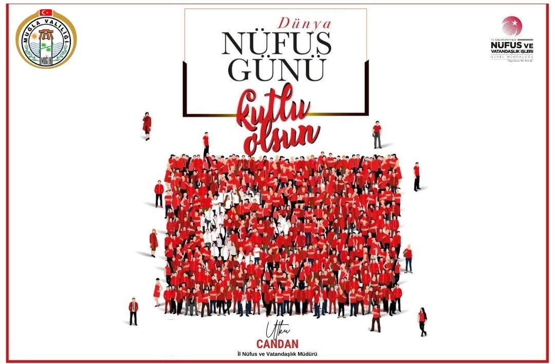 Nüfus hizmetinin her adımında emeği olan değerli meslektaşlarımızın "11 Temmuz Dünya Nüfus Günü" nü kutluyoruz.
<a href="/TC_icisleri/">T.C. İçişleri Bakanlığı</a>
<a href="/TCNufus/">Nüfus ve Vatandaşlık İşleri Genel Müdürlüğü</a>
<a href="/tcmuglavaliligi/">Muğla Valiliği</a>
<a href="/itasyapan/">İbrahim Taşyapan</a>
<a href="/idrisakbiyik/">Dr. İdris AKBIYIK</a>
<a href="/UtkuCandan10/">Utku Candan</a>