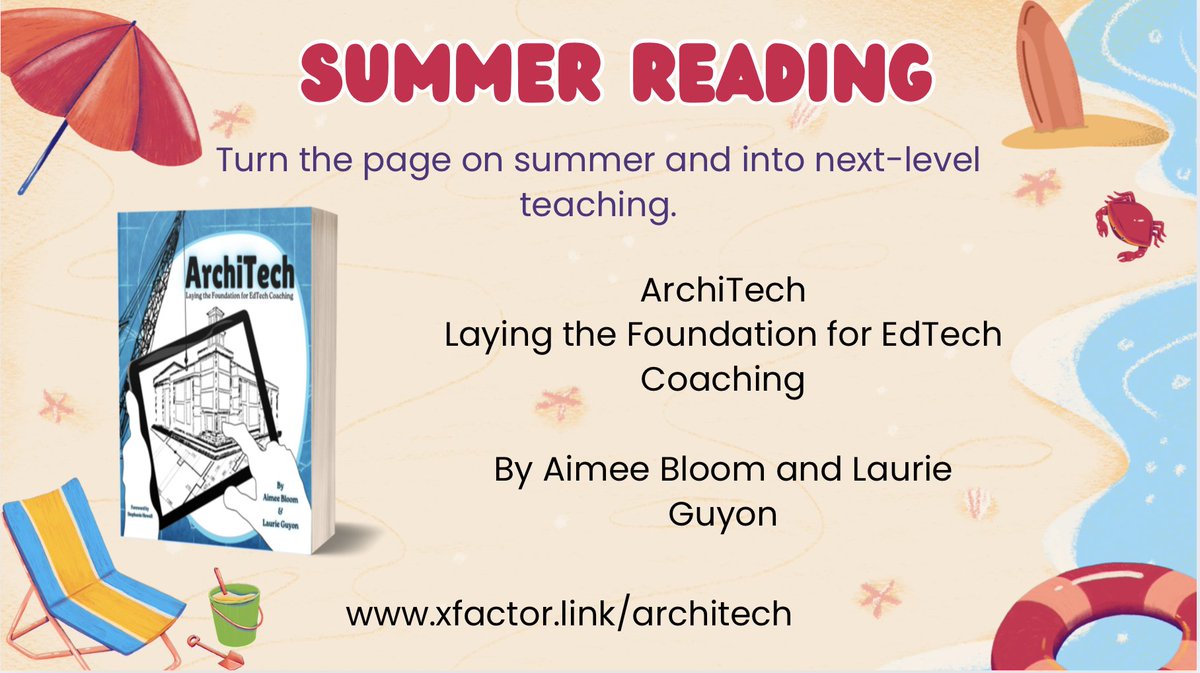 Dr. Matthew X. Joseph (@matthewxjoseph) on Twitter photo Turn the page on summer and into next-level teaching.
ArchiTech: Laying the Foundation for EdTech Coaching
By <a href="/AJBloom2pnt0/">Aimee Bloom 🏊♀️🚴♀️🏃♀️</a> and <a href="/SMILELearning/">Laurie Guyon 🐘</a>
xfactor.link/architech
<a href="/NYSCATE/">NYSCATE 💡💻</a> <a href="/XFactorEdu/">X-Factor EDU</a> <a href="/coachthomastech/">Dan Thomas - Hands-On Fun w/ STEM & PBL & LEGO🔧📚</a> <a href="/DeannPoleon/">Deann Poleon</a> <a href="/MelissaCAdkins/">@𝕄𝕖𝕝𝕚𝕤𝕤𝕒ℂ𝔸𝕕𝕜𝕚𝕟𝕤</a> <a href="/mrshillteaches/">Ainsley Hill</a> <a href="/mrshowell24/">Stephanie Howell</a> Turn the page on summer and into next-level teaching.
ArchiTech: Laying the Foundation for EdTech Coaching
By <a href="/AJBloom2pnt0/">Aimee Bloom 🏊♀️🚴♀️🏃♀️</a> and <a href="/SMILELearning/">Laurie Guyon 🐘</a>
xfactor.link/architech
<a href="/NYSCATE/">NYSCATE 💡💻</a> <a href="/XFactorEdu/">X-Factor EDU</a> <a href="/coachthomastech/">Dan Thomas - Hands-On Fun w/ STEM & PBL & LEGO🔧📚</a> <a href="/DeannPoleon/">Deann Poleon</a> <a href="/MelissaCAdkins/">@𝕄𝕖𝕝𝕚𝕤𝕤𝕒ℂ𝔸𝕕𝕜𝕚𝕟𝕤</a> <a href="/mrshillteaches/">Ainsley Hill</a> <a href="/mrshowell24/">Stephanie Howell</a>