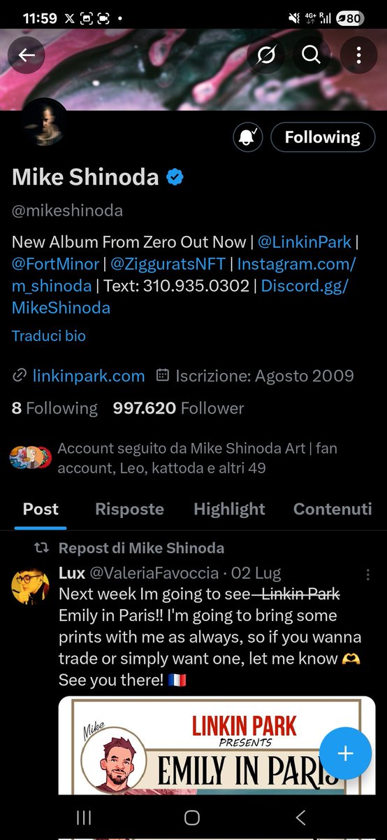 ValeriaFavoccia's tweet image. This is the day that I met @Bey0ndthesun in line for the LP gig in Paris and she showed me that this happened and I didn't notice it 🫠🫠🫠