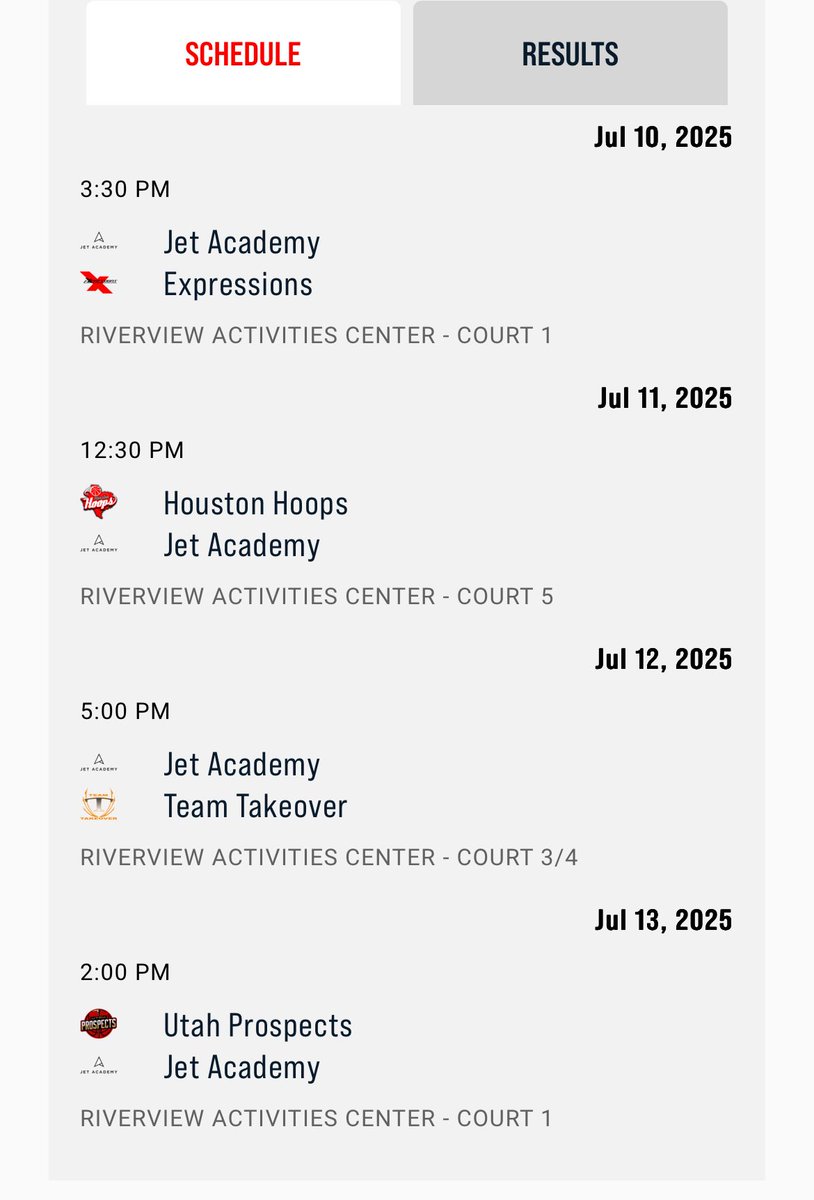 My Schedule