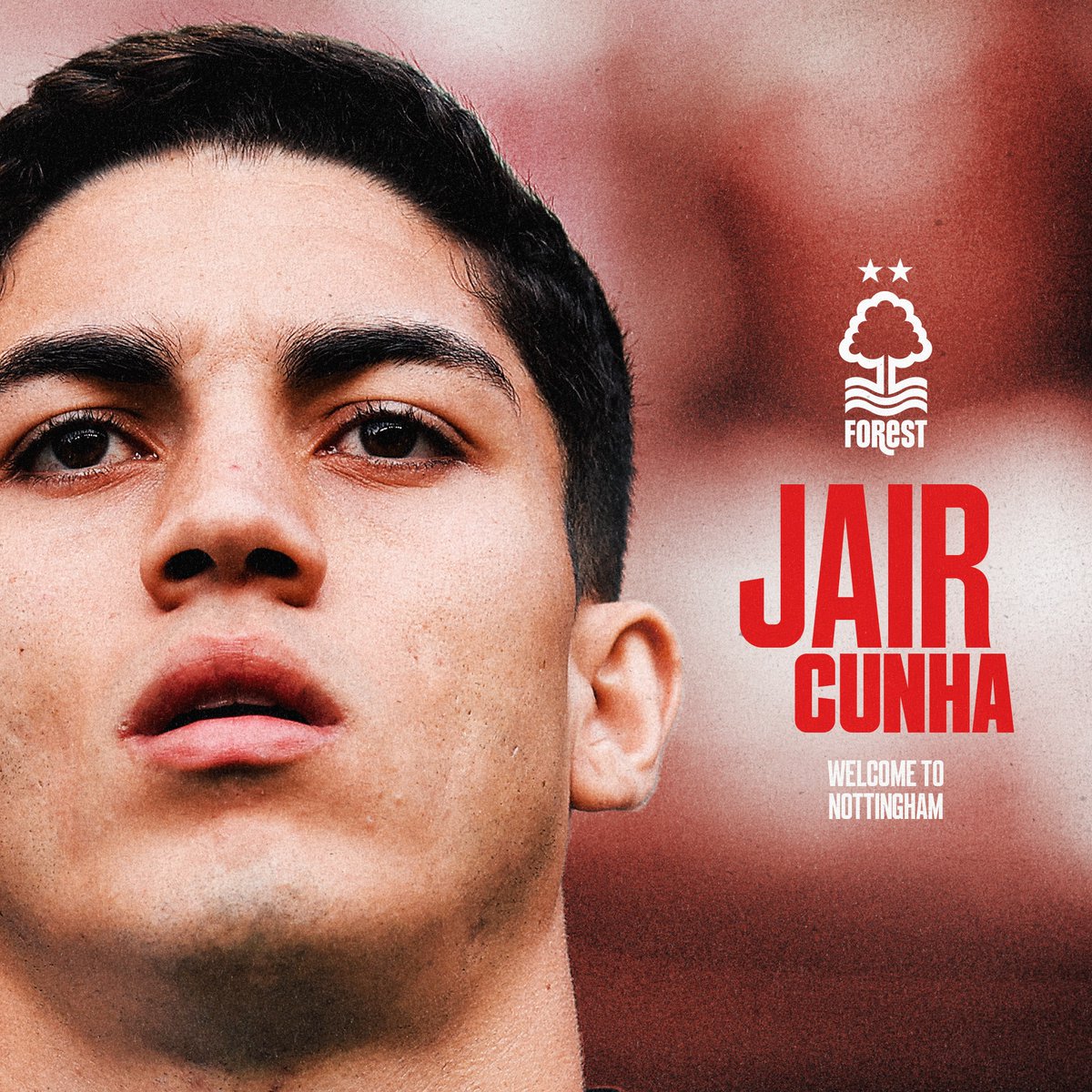 NFFC's tweet photo. Welcome to Nottingham Forest, Jair Cunha! ✍️