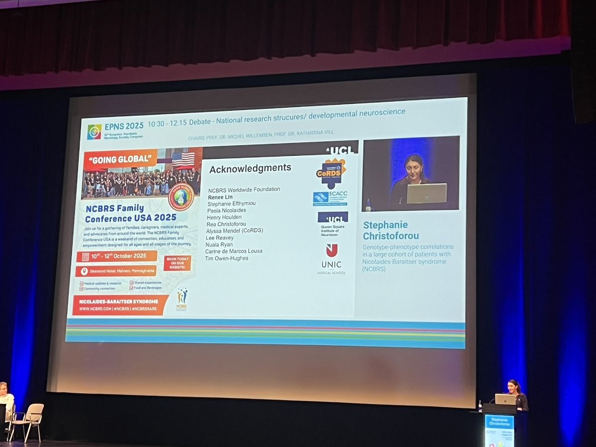 Its been inspiring to meet so many neuroscientists at the <a href="/EPNSnews/">EPNS</a> Congress in Munich, both old and new colleagues and friends interested in child neurology, genetics and neuroscience 🇩🇪 🧬