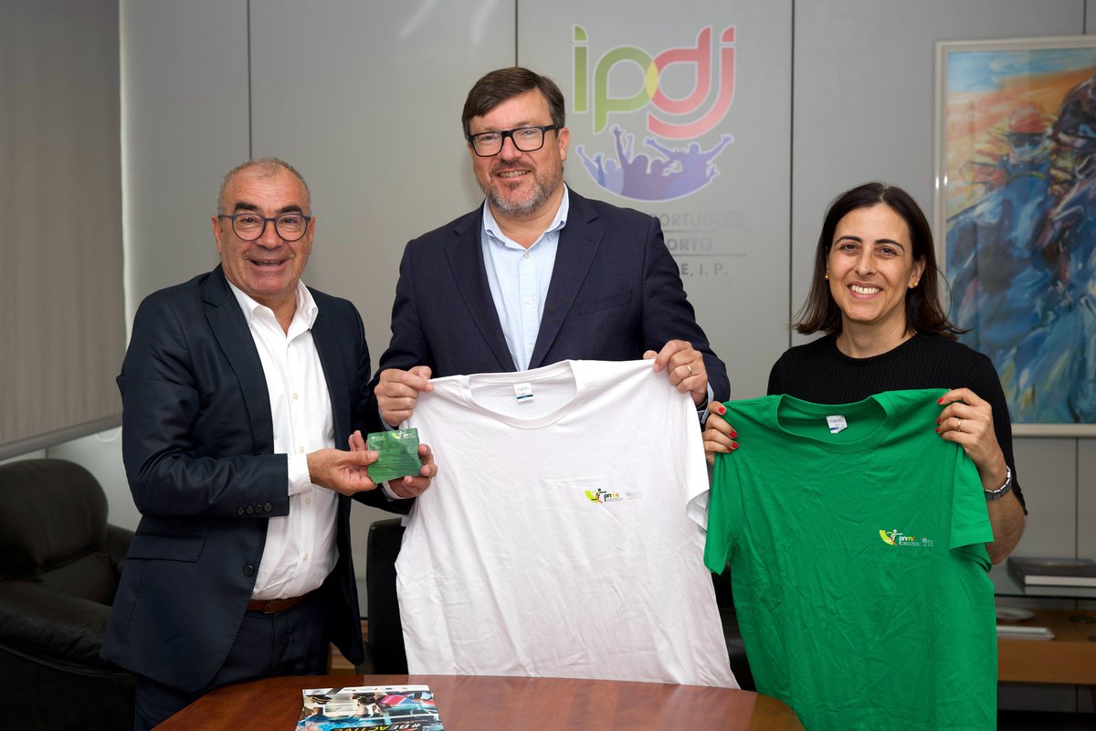 IPDJ I.P. (@ipdj_ip) on Twitter photo 🎽 IPDJ e FPA reforçam parceria pelo desporto e saúde 
Assinaram um Protocolo de Cooperação no âmbito do Programa Nacional de Marcha e Corrida (PNMC), um reconhecimento do impacto positivo que este programa tem tido na promoção da saúde e bem-estar em Portugal.🇵🇹 🎽 IPDJ e FPA reforçam parceria pelo desporto e saúde 
Assinaram um Protocolo de Cooperação no âmbito do Programa Nacional de Marcha e Corrida (PNMC), um reconhecimento do impacto positivo que este programa tem tido na promoção da saúde e bem-estar em Portugal.🇵🇹
