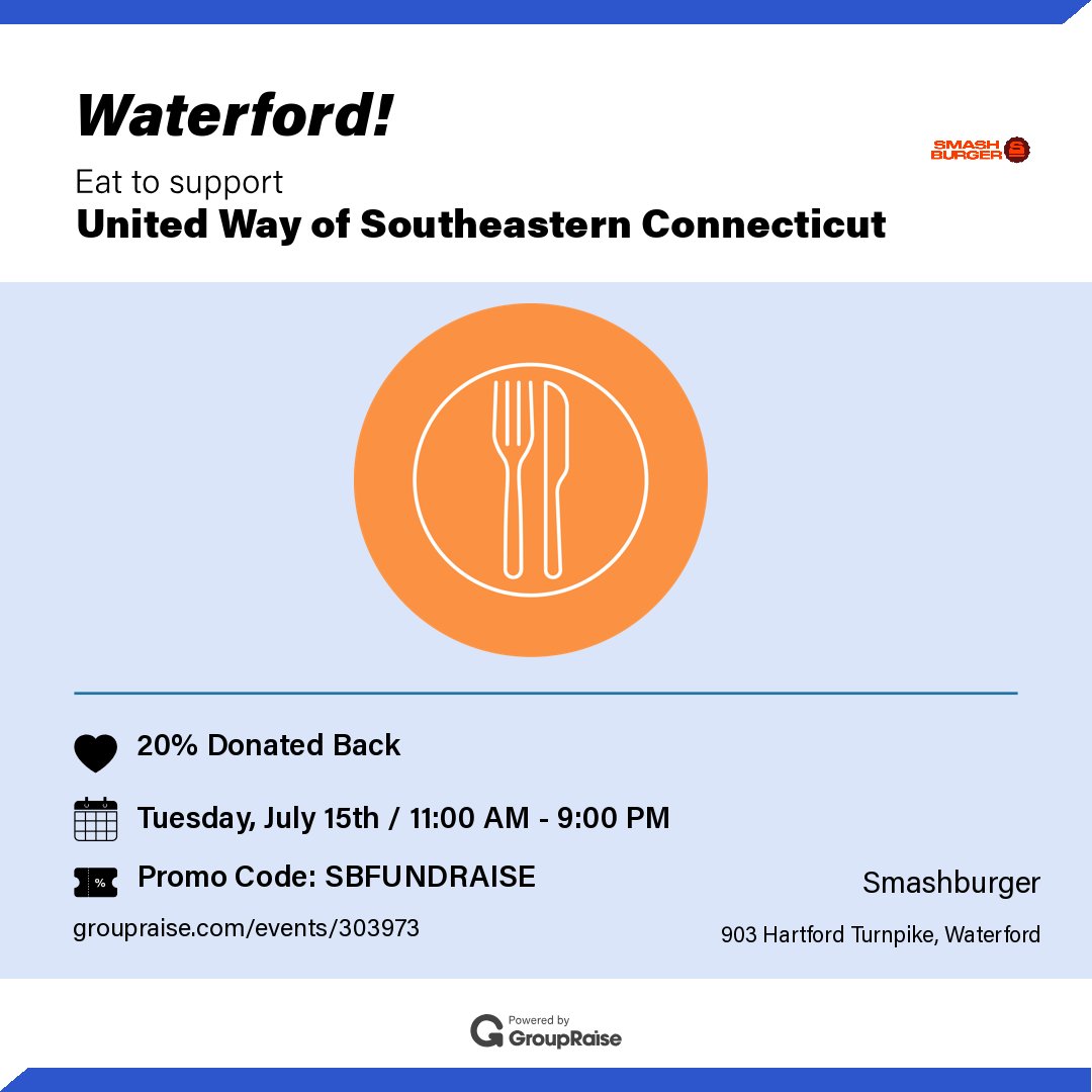 UnitedWaySECT's tweet image. Christmas in July to support Tommy Toy starts next week! Can you believe it's here already? The first event is Dine & Donate at @Smashburger in Waterford on 7/15 - stop by for good eats 11am-9pm (so basically the entire day!). 🍔🍟🧋 #UnitedistheWay #TommyToy #ChristmasinJuly
