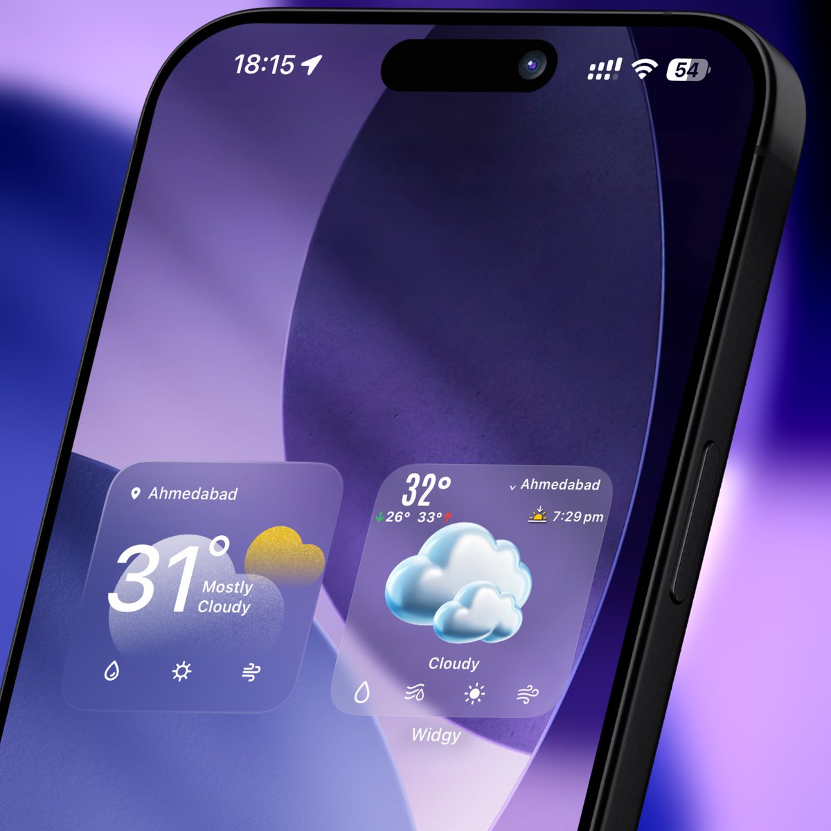 HP (@hiit3sh) on Twitter photo Created a small widgy (on right) inspired from one of <a href="/md_widgets/">MD Widgets</a> widget (on left)
Weather icons used in widgy by <a href="/me_Jahanvi/">Jahanvi Singh</a> (available in Figma)
Mock up by <a href="/SeanKly/">Sean Kelly</a> on Ⓜ️
Stock iOS26 wallpaper
#iOS18 Created a small widgy (on right) inspired from one of <a href="/md_widgets/">MD Widgets</a> widget (on left)
Weather icons used in widgy by <a href="/me_Jahanvi/">Jahanvi Singh</a> (available in Figma)
Mock up by <a href="/SeanKly/">Sean Kelly</a> on Ⓜ️
Stock iOS26 wallpaper
#iOS18