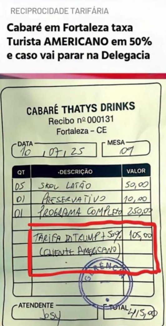 LeonardQ's tweet photo. Até as "R.4.P.4.R.1.G.4.5.", já estão quebrando a diplomacia.

#Taxa #Trump #Brasil #Imposto #AgoraVai https://t.co/0hhEcf2dH4