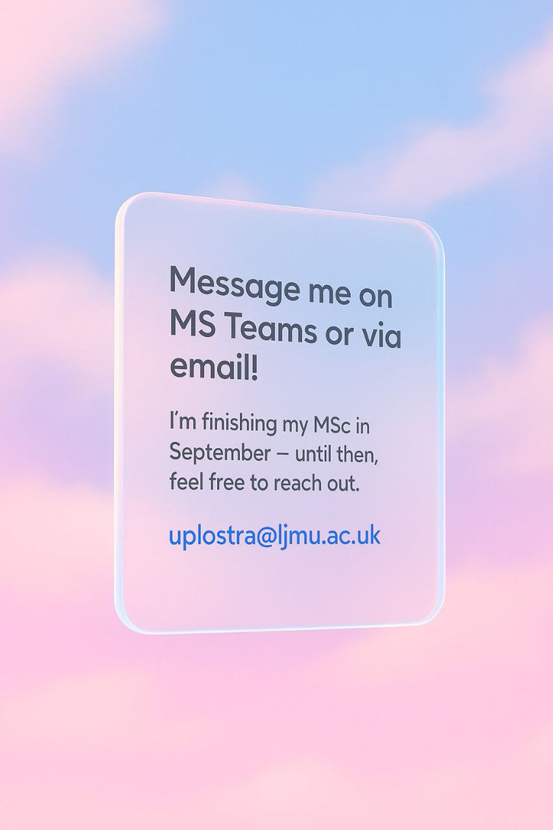 raniaswor's tweet photo. Let's connect!
#ๆใฎใใฃใใ #ChatGPT #graduation #glasscss #design #academics #Liverpool #LiverpoolFC #ljmu https://t.co/MR7m92w2Tb