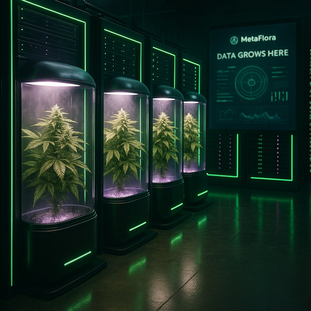 MetaFloraLabs's tweet image. 🌿💾 Welcome to the future of cultivation.
At MetaFlora, data grows alongside the plant.
Genetics meet AI. Nodes power the network.
Every strain secured, every insight on-chain.
🧬⚡️ This is not farming. This is evolution.
#MetaFlora #GrowYourBag #Web3 #CannabisTech #DePIN…