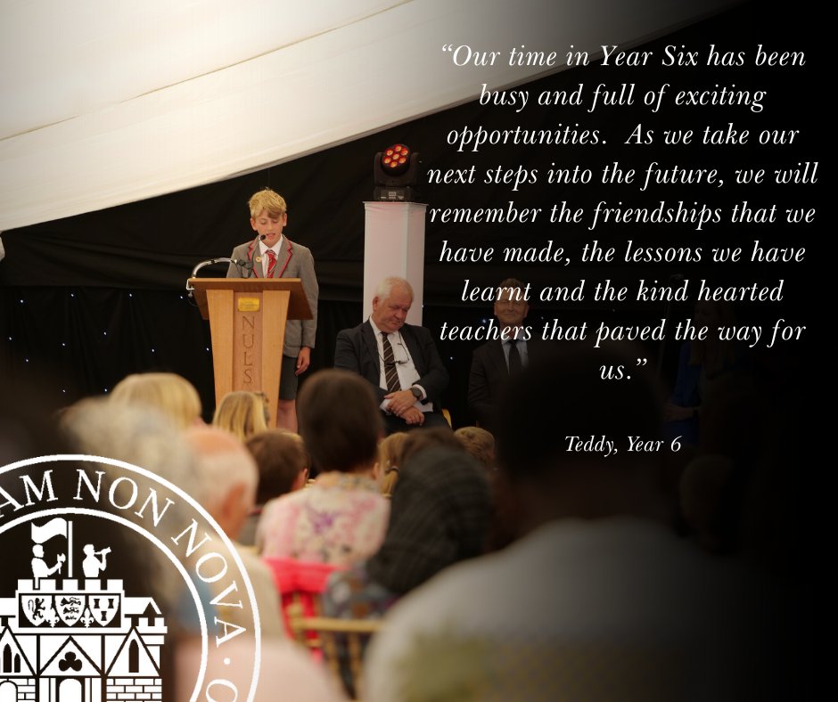 Prize Giving 2025 - Prep pupil perspectives ✨

With confidence and charm, our pupils stood tall in front of an audience of their peers, families and invited guests reminding the audience what a special place NULS is and just how powerful our youngest voices can be. 

#WeareNULS