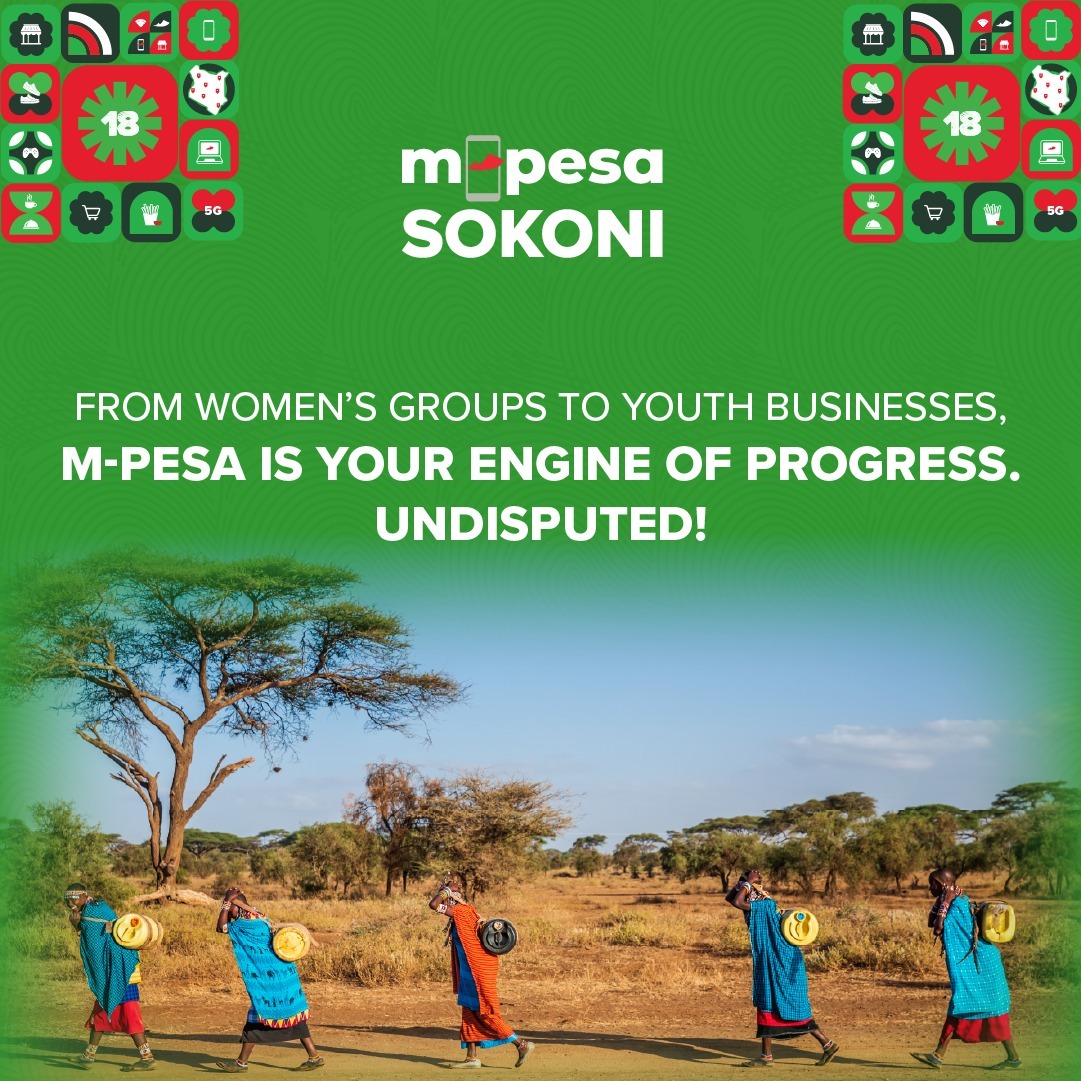 For 18 years, M-PESA has transformed our communities. From supporting women groups, championing for digital and financial inclusion, to empowering youth businesses. We are just getting started. Tukutane Rift next week to celebrate this journey together. #MPESASokoni