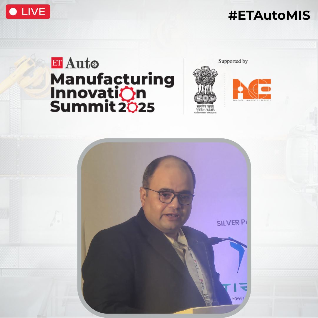 ET Auto (@etauto) on Twitter photo Siddharth Bhagra, VP – Global Sales, <a href="/ati_motors/">Ati Motors</a>, takes the stage at the ETAuto Manufacturing Innovation Summit 2025 with a powerful presentation on the rise of autonomous robots in industrial spaces.
Know more: auto.economictimes.indiatimes.com
#ETAutoMIS #ETAuto #ETManufacturing #iACE Siddharth Bhagra, VP – Global Sales, <a href="/ati_motors/">Ati Motors</a>, takes the stage at the ETAuto Manufacturing Innovation Summit 2025 with a powerful presentation on the rise of autonomous robots in industrial spaces.
Know more: auto.economictimes.indiatimes.com
#ETAutoMIS #ETAuto #ETManufacturing #iACE