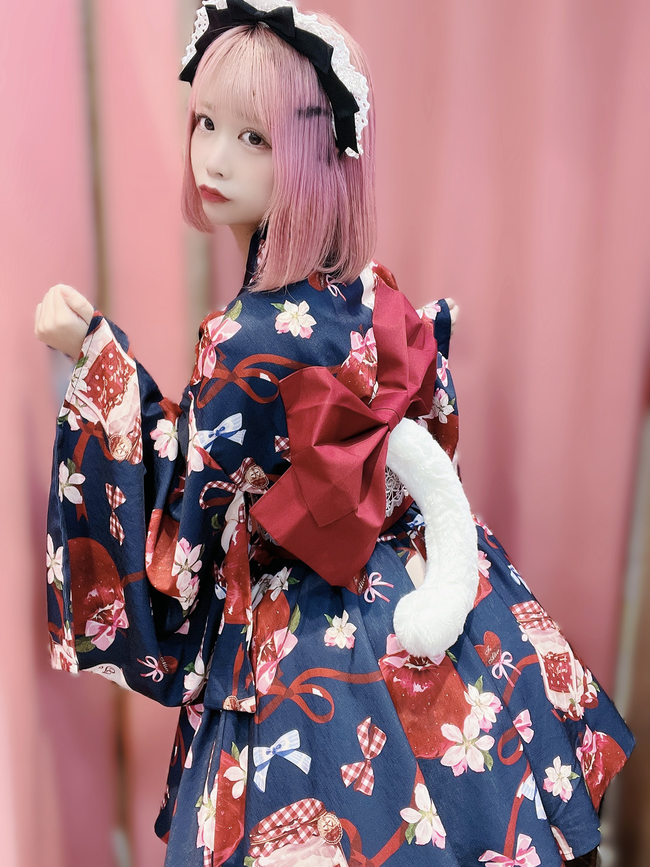 To Alice 林檎猫姫浴衣セット 送料無料対象外】【ToAlice】L1012林檎猫姫浴衣セット - To Alice