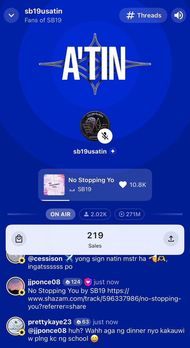 Few more hours ‘till SB19 Simula at Wakas World Tour San Francisco. 

Let’s stay on our focus!

Stream with us while waiting.😊
stationhead.com/c/atin

<a href="/SB19Official/">SB19 Official</a> #SB19
#SaWWorldTourSF