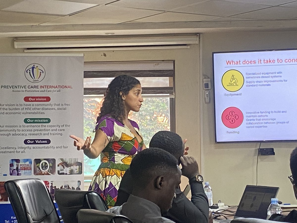preventivecare4's tweet image. Jessica from @HIVpxresearch sharing the complexities of HIV cure research, framed through the lens of scientific advancement, systems of care, and advocacy especially in resource limited settings at the HIV cure research stakeholders meeting .#HIVcureresearch #HIVcure