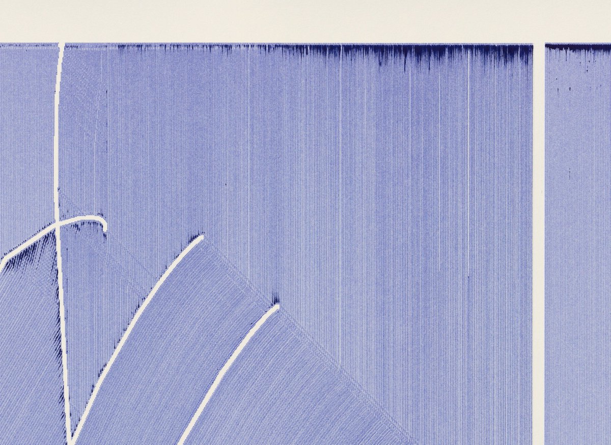 illegal laptop gallery (Composition #99)
Blue ballpoint pen on 270gsm paper
100x70cm / 39x27in