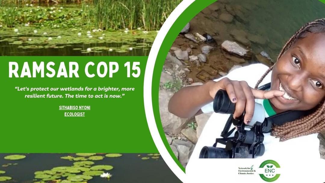 network for environmental and climate justice (@networkforenvi1) on Twitter photo #RAMSARCOP15 . Let's protect wetlands for a brighter, more resilient future.
<a href="/RamsarConv/">Convention on Wetlands</a> <a href="/EMAeep/">E.M.A</a> <a href="/MinOECW/">Ministry of Environment, Climate and Wildlife</a> <a href="/accountlabzw/">Accountability Lab Zimbabwe</a> <a href="/PeteVowles/">Pete Vowles</a> <a href="/fiona_iliff/">Fiona Iliff</a> <a href="/Katazamhondoro/">Rusty Markham Ex MP Harare East</a> <a href="/birdlifezim/">BirdLife Zimbabwe</a> <a href="/ChraHarare/">CHRA Harare</a> <a href="/NLinZimbabwe/">Dutch Embassy Harare 🇳🇱</a> <a href="/southern_enviro/">The Southern Environment</a> <a href="/hivosrosa/">Hivos Southern Africa</a> <a href="/dorothywetlands/">Dorothy Wakeling</a> <a href="/Izwi_Voices/">Izwi_Voices</a> <a href="/kwirirayi/">larry kwirirayi ✍📔</a> <a href="/ZimEye/">ZimEye</a> #RAMSARCOP15 . Let's protect wetlands for a brighter, more resilient future.
<a href="/RamsarConv/">Convention on Wetlands</a> <a href="/EMAeep/">E.M.A</a> <a href="/MinOECW/">Ministry of Environment, Climate and Wildlife</a> <a href="/accountlabzw/">Accountability Lab Zimbabwe</a> <a href="/PeteVowles/">Pete Vowles</a> <a href="/fiona_iliff/">Fiona Iliff</a> <a href="/Katazamhondoro/">Rusty Markham Ex MP Harare East</a> <a href="/birdlifezim/">BirdLife Zimbabwe</a> <a href="/ChraHarare/">CHRA Harare</a> <a href="/NLinZimbabwe/">Dutch Embassy Harare 🇳🇱</a> <a href="/southern_enviro/">The Southern Environment</a> <a href="/hivosrosa/">Hivos Southern Africa</a> <a href="/dorothywetlands/">Dorothy Wakeling</a> <a href="/Izwi_Voices/">Izwi_Voices</a> <a href="/kwirirayi/">larry kwirirayi ✍📔</a> <a href="/ZimEye/">ZimEye</a>