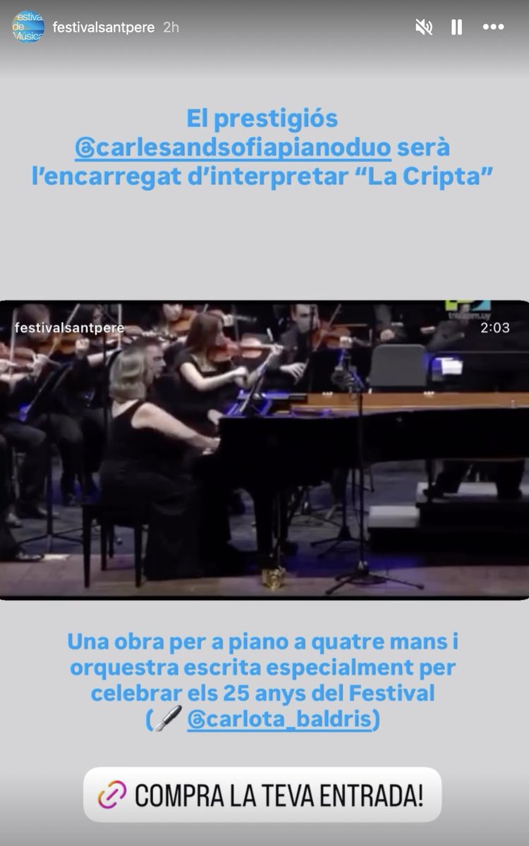 Crear 'La Cripta', l'espai més sagrat del monestir, ha estat un encàrrec molt especial.  L'obra és un reflexe de la vida mateixa. Abans passaven unes coses, i ara en passen unes altres, però hi ha emocions que continuen marcant les nostres vides. Gràcies <a href="/FestivalStPere/">Festival St Pere</a>