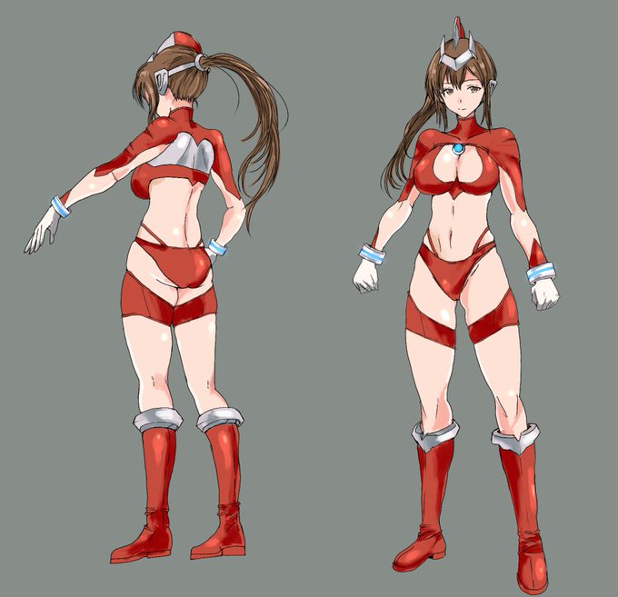 地球人、東雲はるかと一体化となり、侵略星人や巨大怪獣兵器を迎え撃つ、正義の巨大戦姫──アルティマメール・エコー! 宮ミヤ様にコミッションでご依頼いただいたものから、変身ヒロインのアルティマメール・エコーさんのイラストです!(再掲載)。ご依頼、誠にありがとうございました!