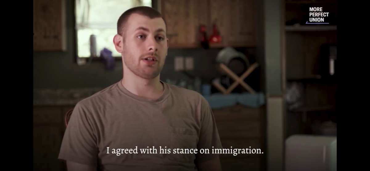 spit on his meal ticket cause he was worried about immigration in Maine. can’t make this up