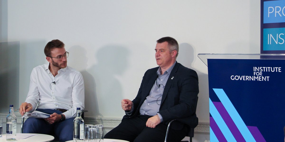 instituteforgov's tweet image. 📸Snapshots | Productivity Pitches #7: Welfare
Eileen Broderick, Sarah Gamble @IslingtonBC, @RCliftonConsult @ShawTrust, Kevin Donaghy @belfastcc and Melanie Jones @TPIProductivity presented examples of innovation in public services.
Watch the event💻: instituteforgovernment.org.uk/event/producti…