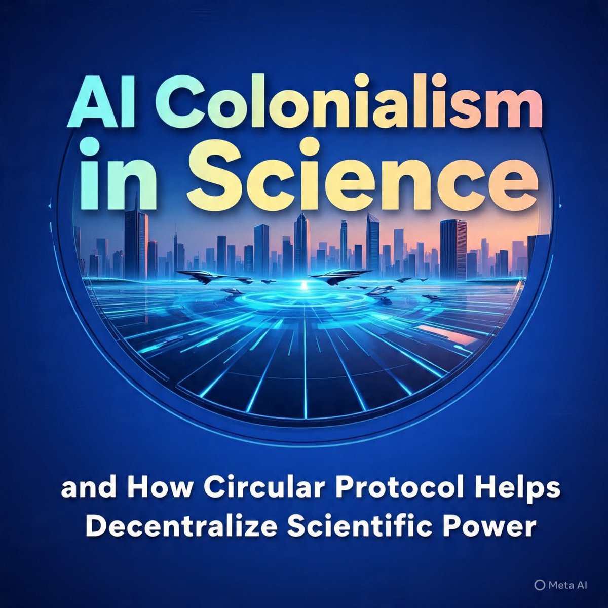Prosper853356's tweet image. “AI Colonialism in Science — and How Circular Protocol Helps Decentralize Scientific Power”
#DeSci #CircularProtocol #AIColonialism #FutureOfScience