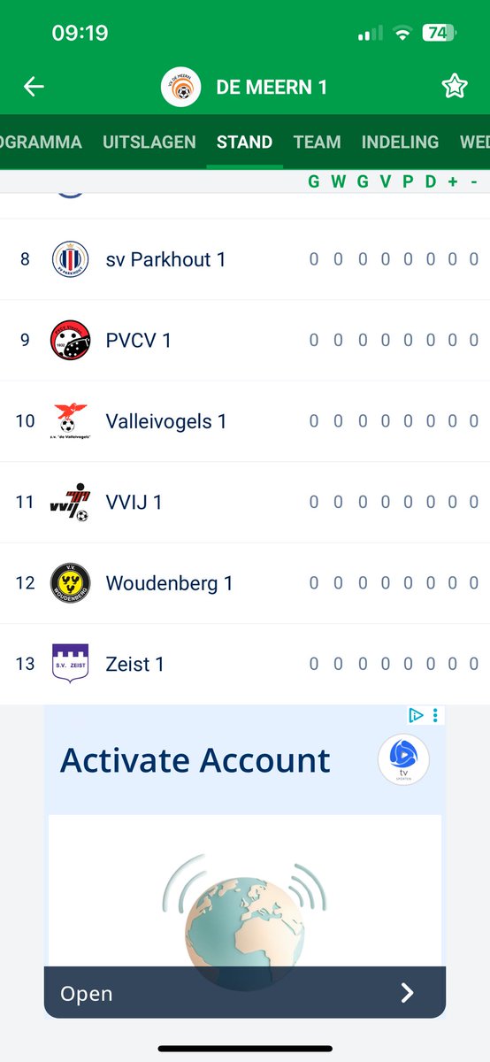 <a href="/VVDeMeern/">V.V. De Meern</a> we gaan weer LOS ⚽️⚽️⚽️🧡🖤