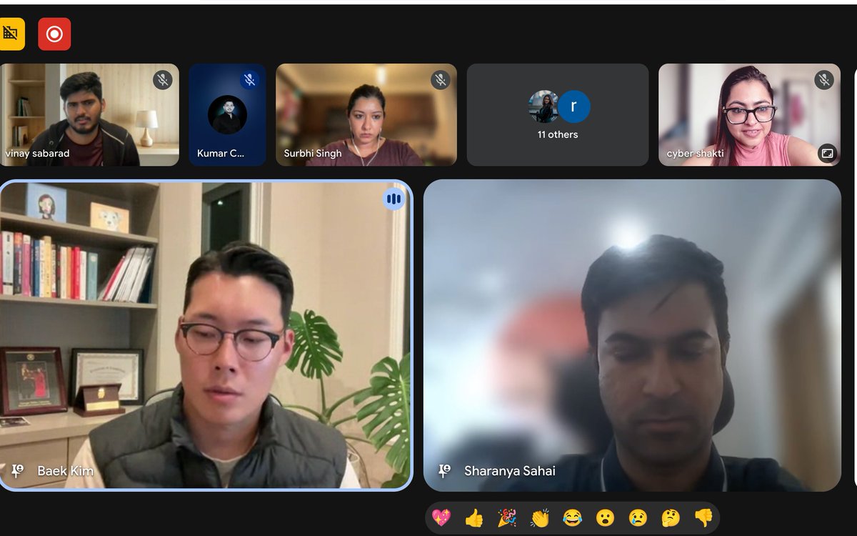 What a amazing session with <a href="/baekkyoumkim/">Baek Kim | HASHED</a>! 

For a category defining product like ours, working with high signal investors and refining metrics that are custom to us is critical for success! Especially when we're working with <a href="/Aptos/">Aptos</a> <a href="/StoryProtocol/">Story</a> <a href="/worldcoin/">World</a>  and so many Hashed