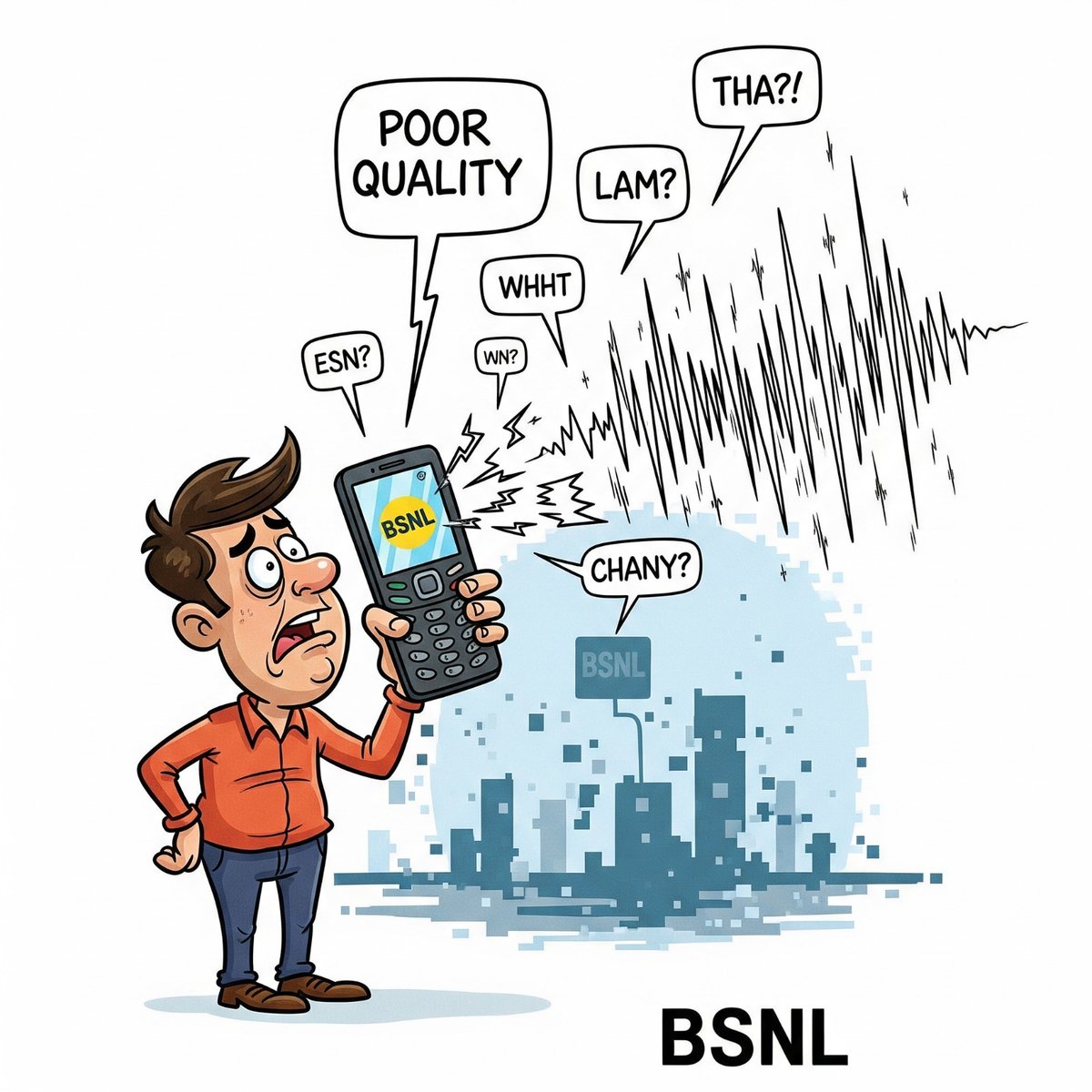 aigetoachq's tweet image. 📵 Call drops have become the unfortunate hallmark of BSNL’s 4G rollout.

Poor planning and sluggish execution by top management are costing the company—and the nation—dearly.

📉 As per TRAI, BSNL lost 18.33 lakh subscribers in just 7 months.
Time for accountability. Time for…