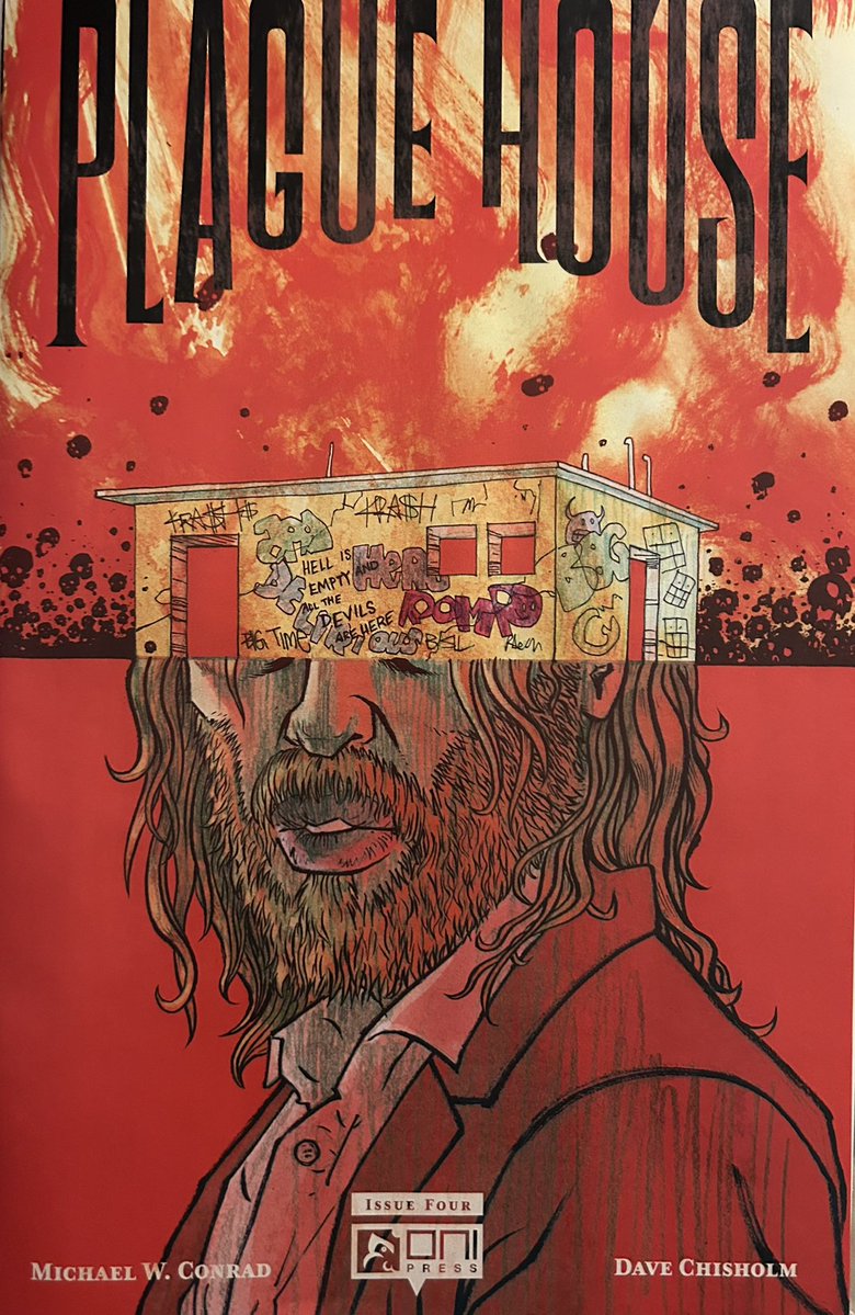 comicsmiz's tweet image. #PlagueHouse #4 by @michaelwconrad and Dave Chisholm. Del’s days of ghost hunting and “helping” the ghosts are over. He reflects on his time with his former teammates and giving some insight as to why ghosts exist in our world. Excellent end to a great series. Recommend.