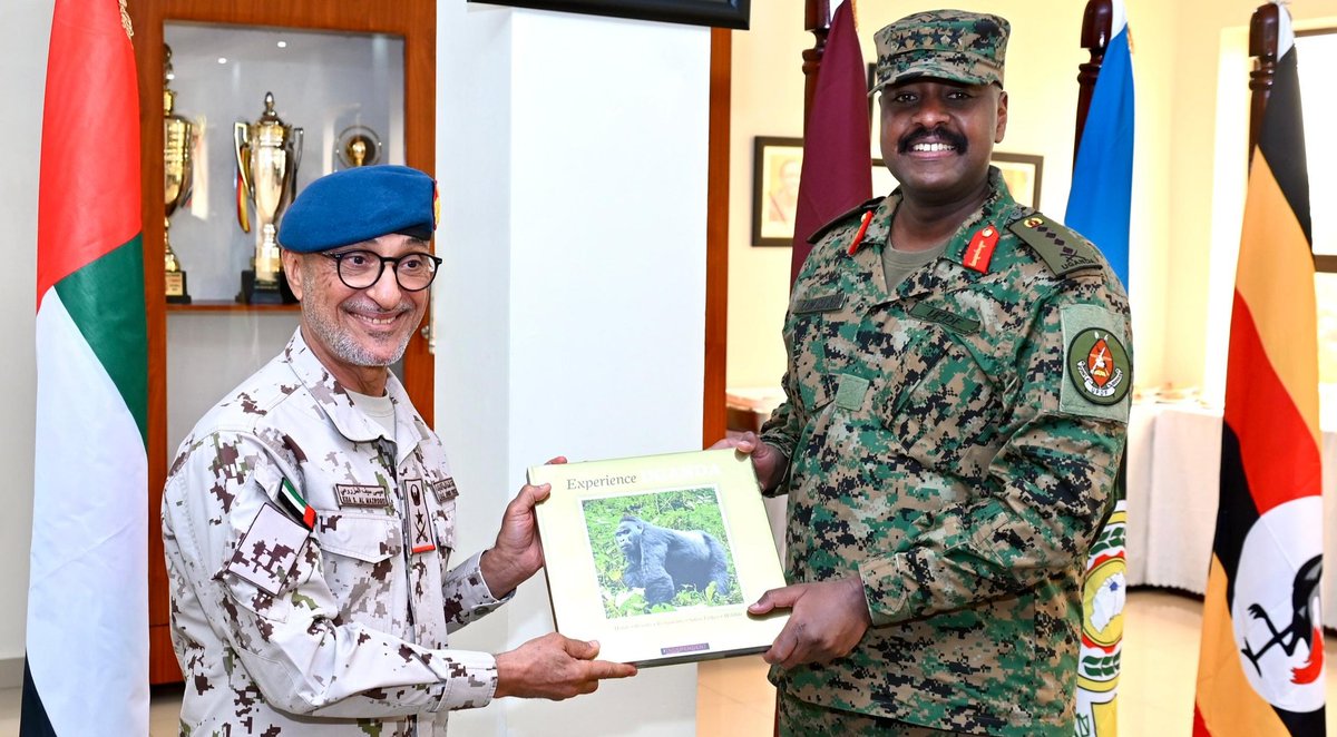 Chief of Defence Forces  Muhoozi Kainerugaba met with United Arab Emirates (UAE) Chief of Staff Lieutenant General Issa Saif Mohammed Al Mazrouei to enhance military cooperation, focusing on regional peace, security, and stability. Discussions at the Special Forces Command (SFC)
