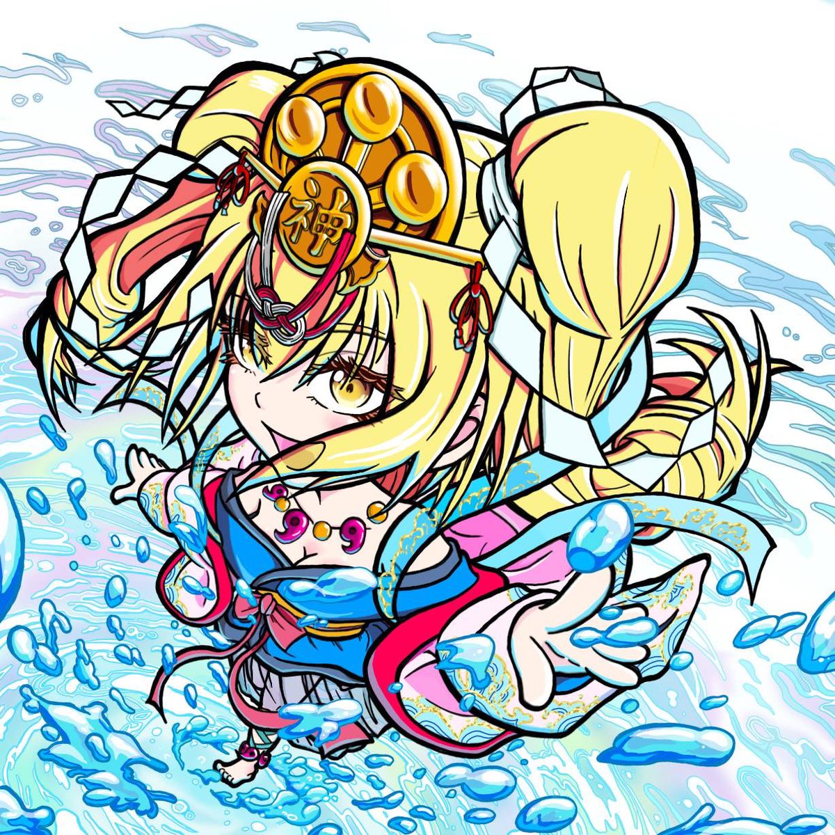 「xアカウントを持っていないうちの生徒から珠愛ちゃんのファンアートが!名前はMak」|トーソンのイラスト