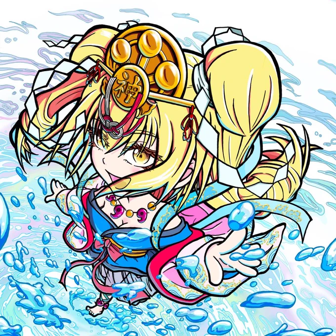 xアカウントを持っていないうちの生徒から珠愛ちゃんのファンアートが!名前はMakazeと言います他にもうちの虎の穴からファンアートが出てくるかも… #江ノ島コラボFA2025
