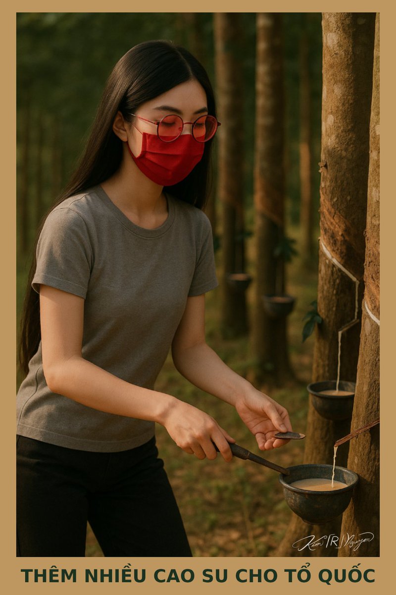 Kim_R_Nguyen's tweet photo. "THÊM NHIỀU CAO SU CHO TỔ QUỐC"

Góp sức nhỏ vì đất nước lớn.

#tổquốc #laodộng #caosu #ViệtNamxưa #ngườiphụnữViệtNam #lịchsửViệtNam #posterđẹp #THÊMNHIỀUCAOSUCHOTỔQUỐC https://t.co/EZObEAZlGS