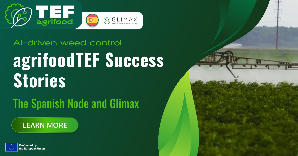 🚜 agrifoodTEF #successstories have landed in Spain!

👉 This week, we're introducing a new success story, thanks to the commitment of our Spanish Node, in collaboration with Universidad de Córdoba!

💡 The Spanish Node has partnered with Glimax Tecnología y Producción, an