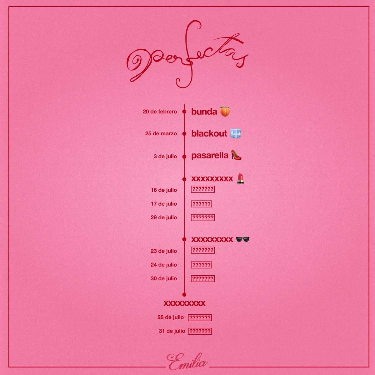 Aun nos faltan dos canciones de Perfecta, el EP de Emilia, por conocer… ¿Quien quieres que participe en ellas?