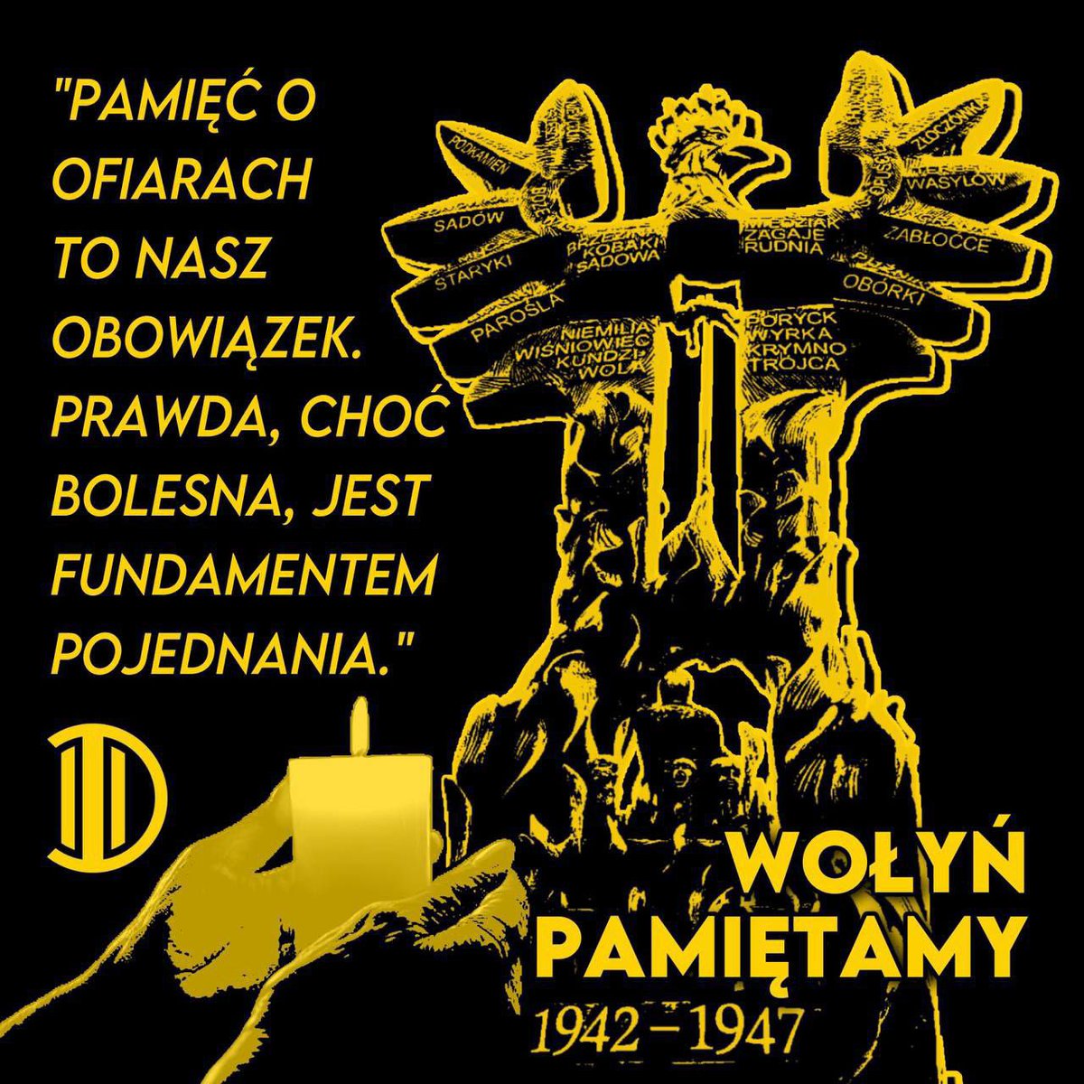 🇵🇱 Obchodzimy dziś rocznicę krwawej niedzieli, apogeum antypolskiego ludobójstwa dokonanego przez szowinistów z OUN-B i UPA.