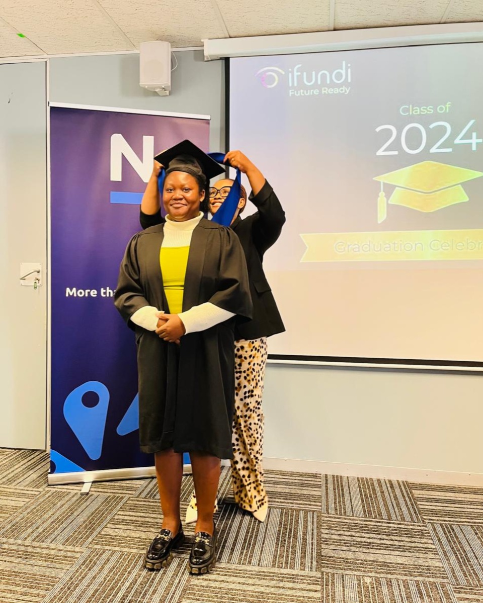 ifundisa's tweet photo. Chasing dreams, catching goals. Congratulations!
#graduate #classof2024 #classof2024graduate #ifundigraduate #contactcentre https://t.co/klIZa0ooNe