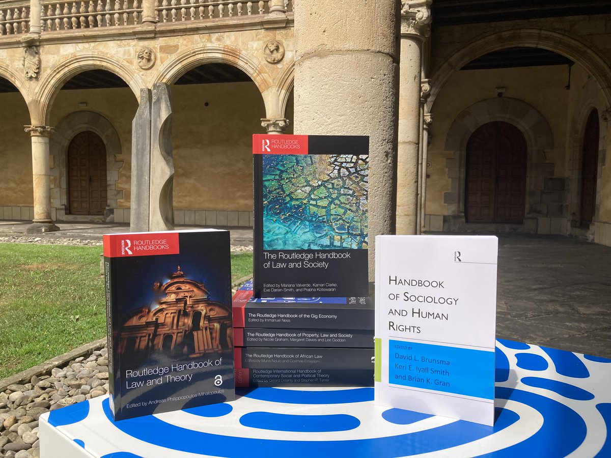 IISJOnati's tweet image. We are deeply grateful to Sharyn Roach Anleu for her donation of seven books to our #library
#iisj #iisl #oñati