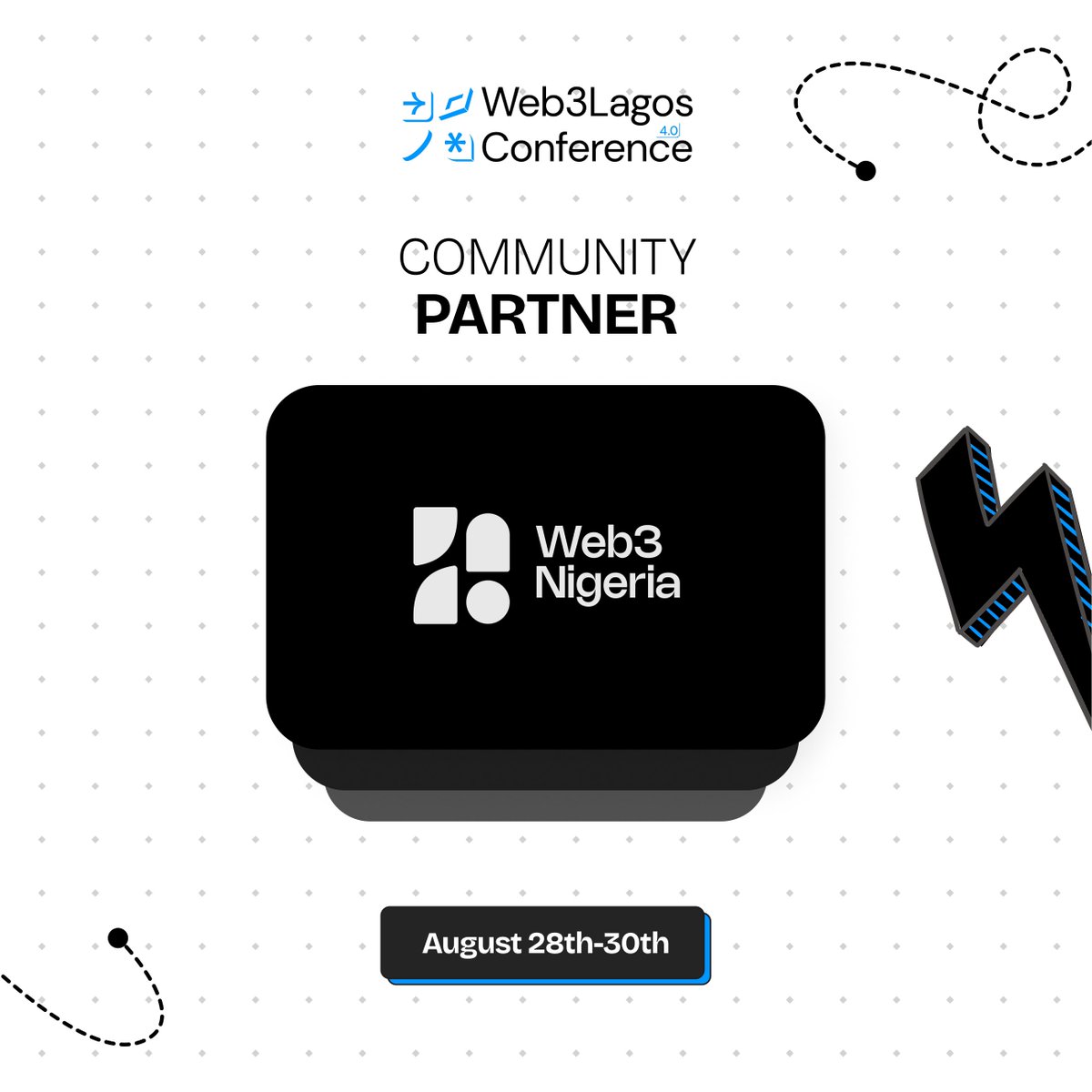 Web3LagosCon's tweet image. Powering the Web3 ecosystem in Nigeria🚀
@Web3Nigeria is now an official community partner of #Web3LagosConference 2025!
From meetups to mentorship, they’ve been building the culture before it was cool.
Let’s take it further. 🇳🇬🔥
#W3LC2025 #Web3Naija